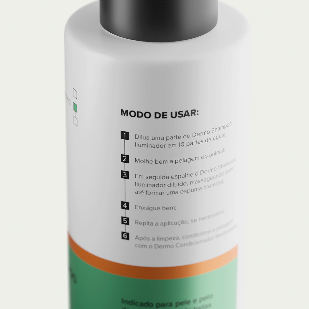 Dermo Shampoo Iluminador de Pelos